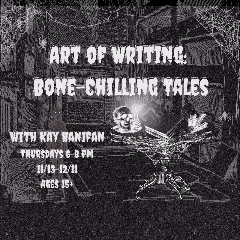 Art of Writing Bone Chilling Tales (800 x 800 px)