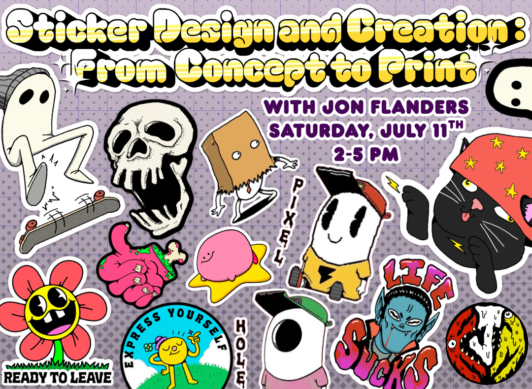 Sticker Design and Creation From Concept to Print with Jon Flanders