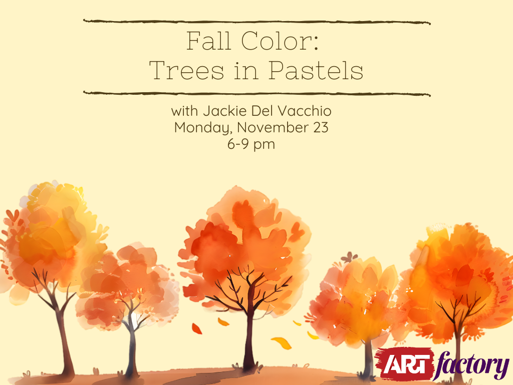 Fall Color Trees in Pastels