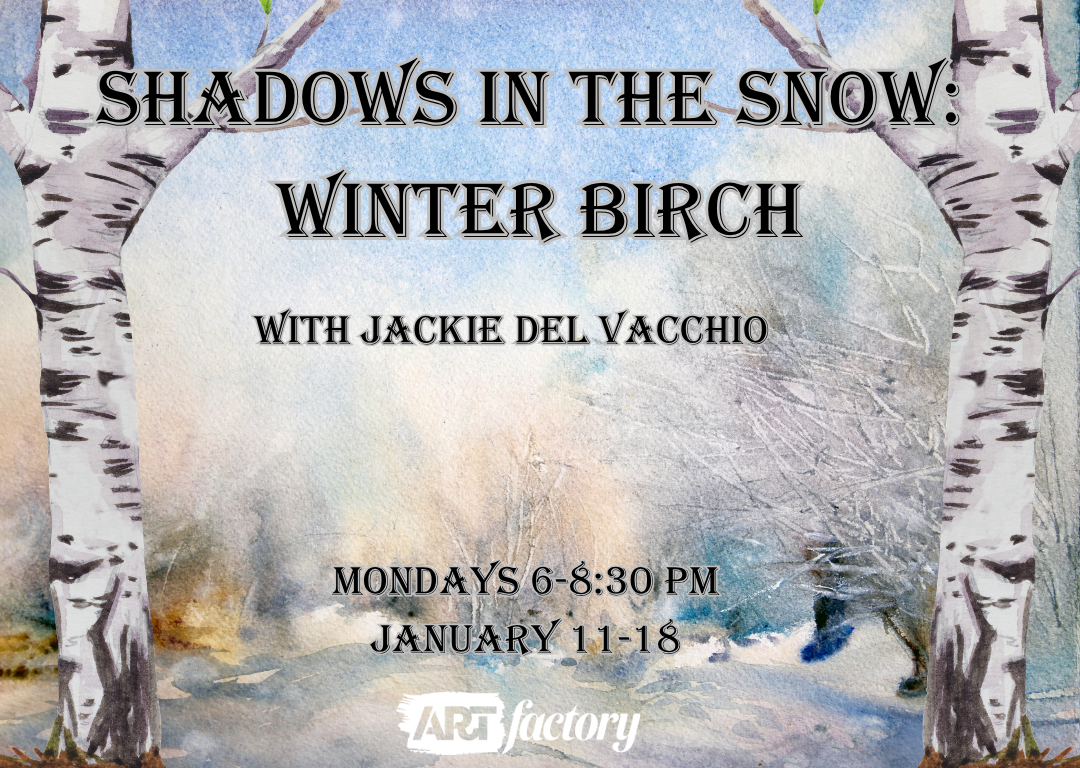 Shadows in the Snow Winter Birch